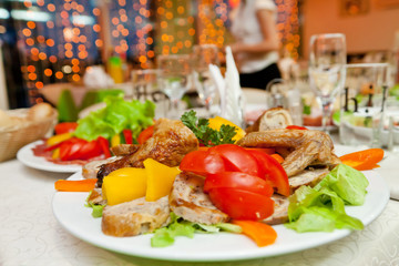 party in the restaurant