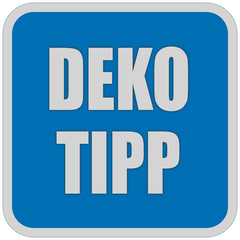 Sticker blau quadrat oc DEKO TIPP