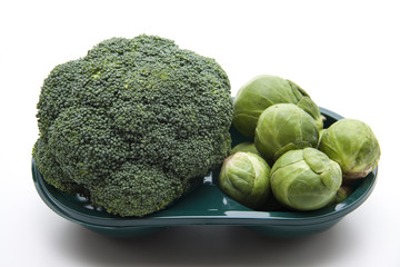 Broccoli und Rosenkohl
