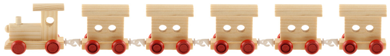 petit train, wagons, jouet bois