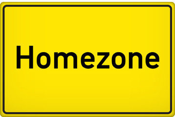 Schild Homezone