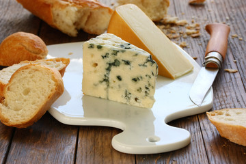 cheese and baguette