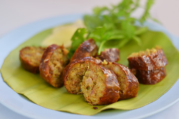 Thai spicy sausage