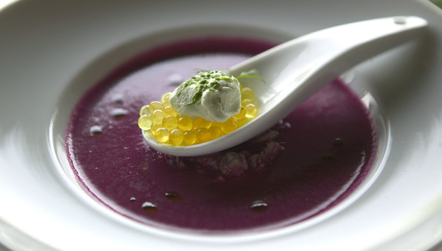 Gazpacho de fresas