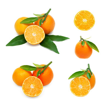 set tangerines