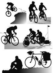 Sports - Vélo vect