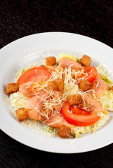 smoked salmon filet salad