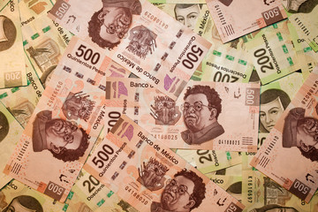 mexican bills background