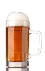 beer mug isolated on white