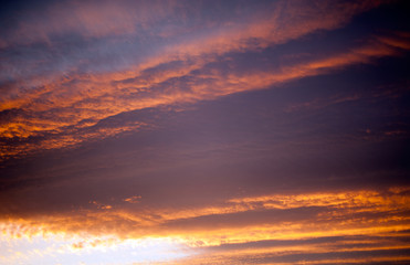 Fototapeta na wymiar Morning Clouds
