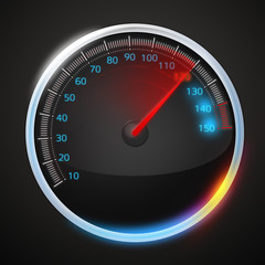 Fototapeta premium Speedometer