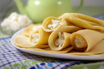 Pancakes with cottage cheese