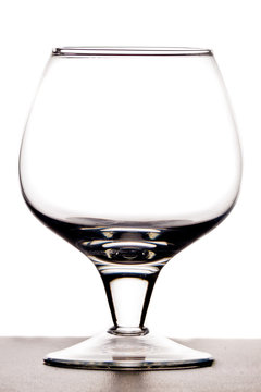 empty wineglass