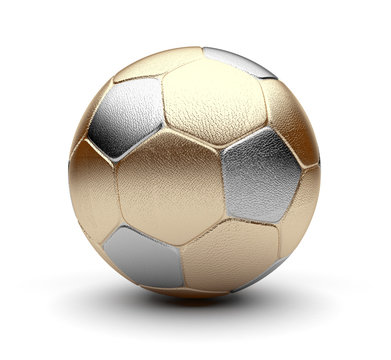 Soccer ball  3D. Sport concept. Isolated on white background
