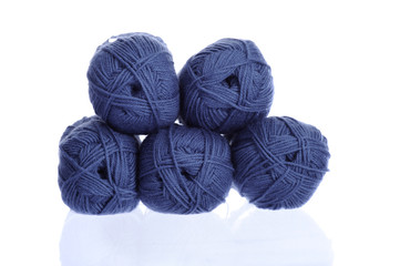 marine blue knitting yarn