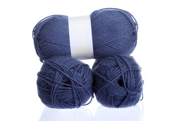 marine blue knitting yarn