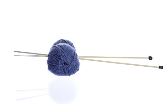 marine blue knitting yarn