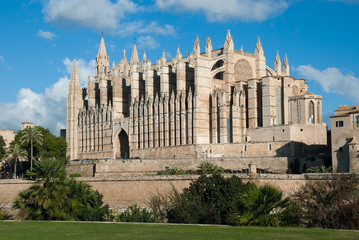 Fototapeta na wymiar Catedral Palma de Mallorca, Islas Baleares