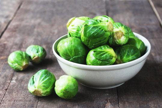 Raw Brussel Sprouts