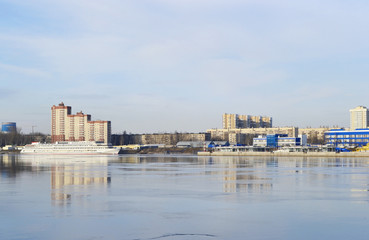 Embankment of the Neva river, St.Petersburg