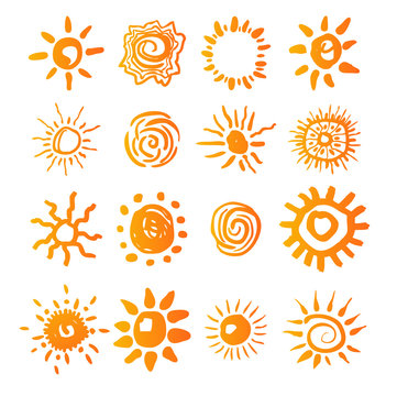 sun icons set