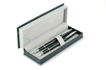 Pens in a box