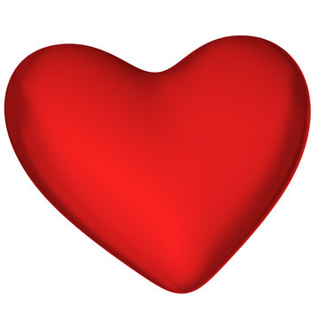 Red heart 3d