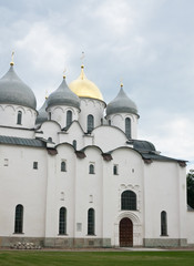 Saint Sophia cathedral in Kremlin of Great Novgorod Russia