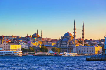 Fototapeta premium Zachód słońca w Stambule