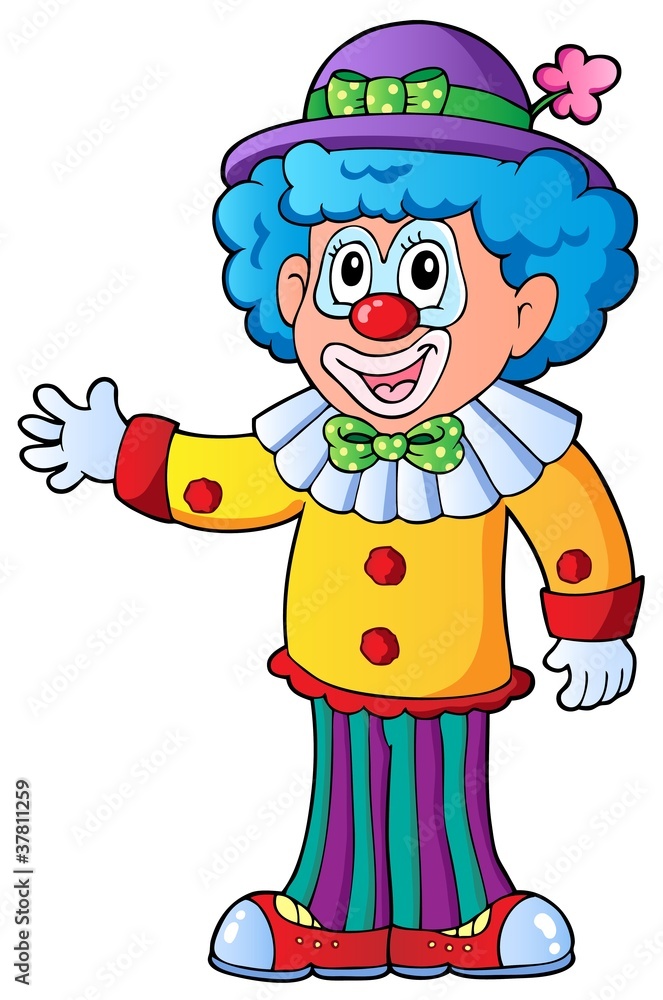 Poster image of cartoon clown 2