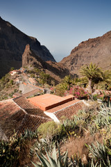The little village of Masca in Tenerife, Canary Island