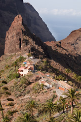 The little village of Masca in Tenerife, Canary Island