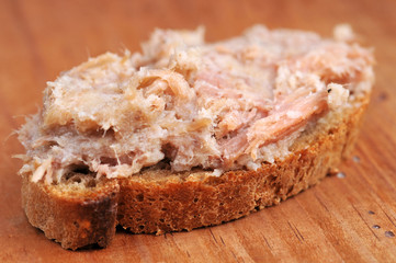 Une tartine de rillettes