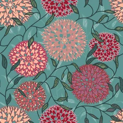Gordijnen Bloemendesign Seamless vector pattern  © Suriko