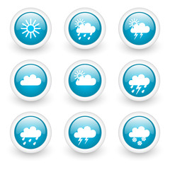 weather buttons set