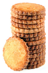 Pile de sablés bretons