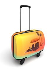3d holiday suitcase