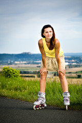 skating girl