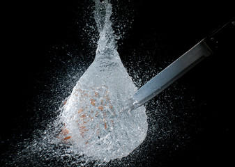 Water balloon exploding