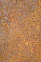 Closeup of rusty metal tin surface background.