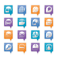 Real Estate icons - Vector Icon Set