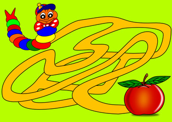 Caterpillar and Mazes