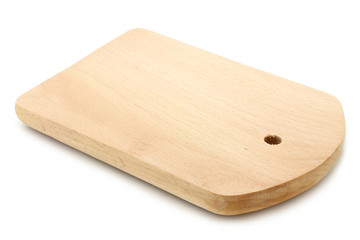 Cutting board on a white background