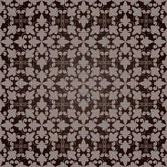 vector vintage seamless floral ornament