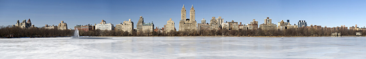 Central Park in winter, New York