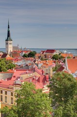 Obraz premium vue générale de tallinn