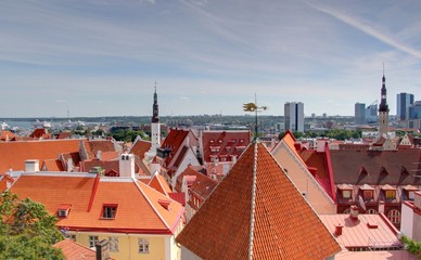 Obraz premium vue générale de tallinn