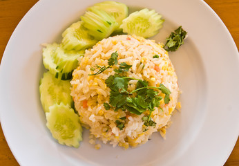 Thai food fried rice