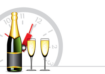 champagne in the bocals