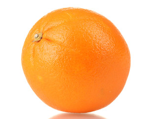 ripe orange isolated on white
